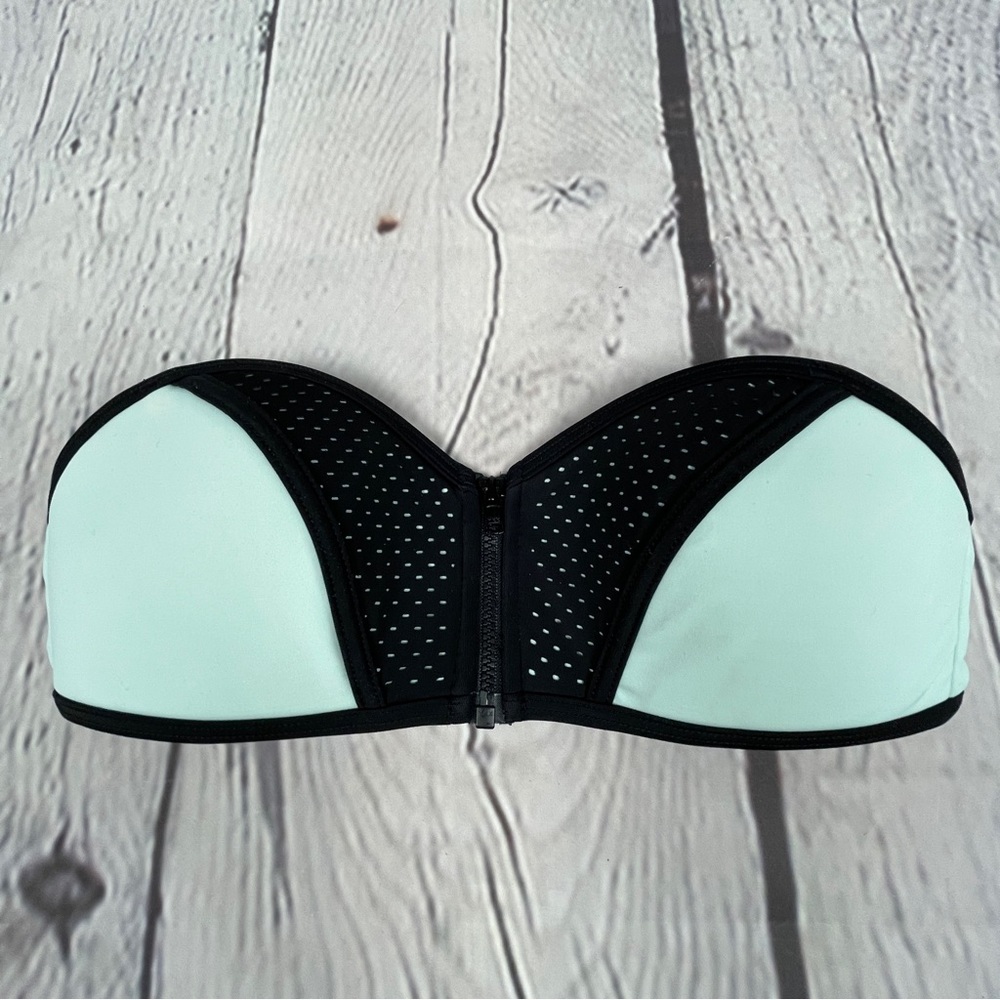 PINK VICTORIA'S SECRET strapless swim bikini top bra, size S